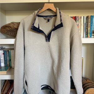 Vintage Eastern Mountain Sports Quarter Zip Fleece